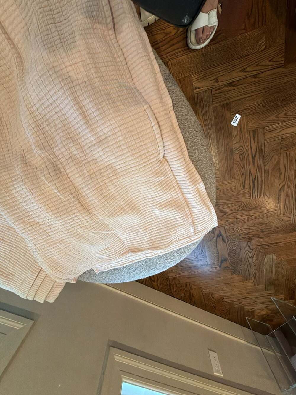 Quince Organic Ribbed Cotton Coverlet and Sham Set 3 pc King / Cal. king new no - Picture 9 of 10